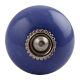 Slate Blue Silver Fitting Ceramic Cabinet Knob Online